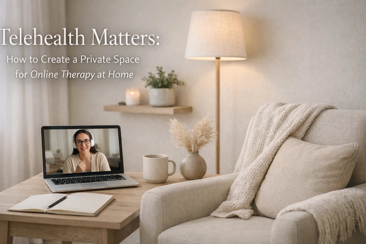 Telehealth therapy space